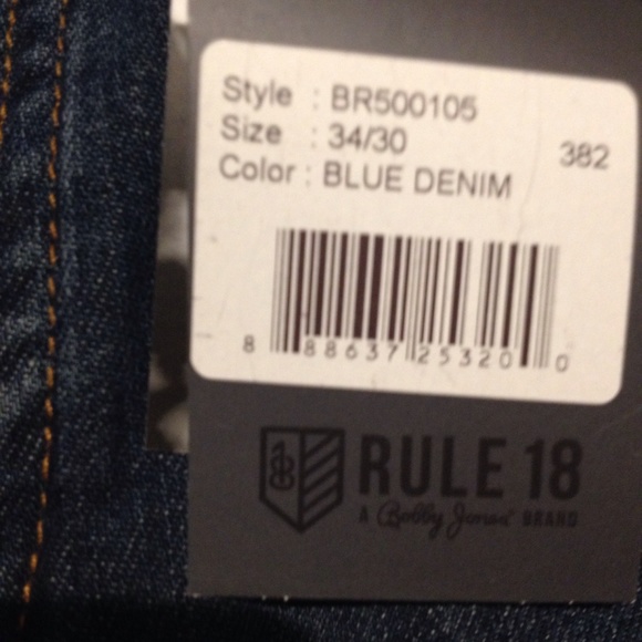 Men's Bobby Jones Rule 18 Jeans - Picture 3 of 3